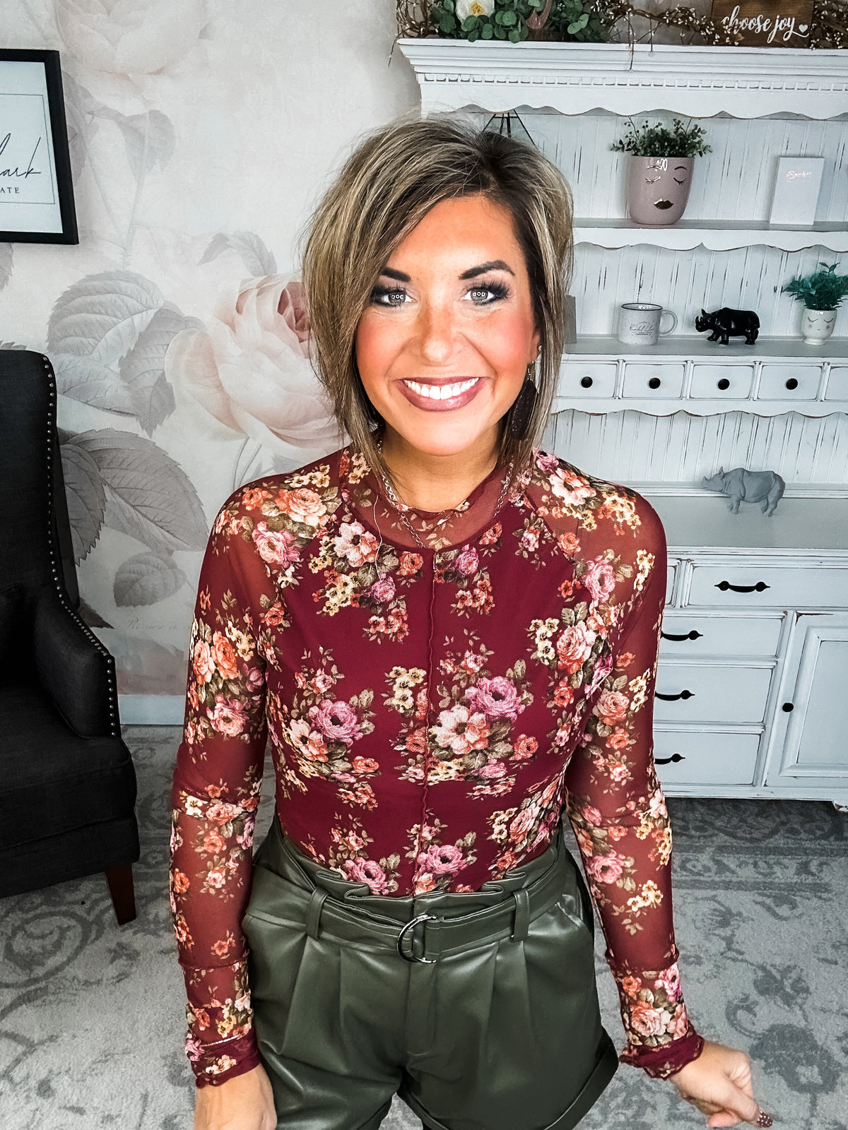 Make It Happen Faux Leather Shorts