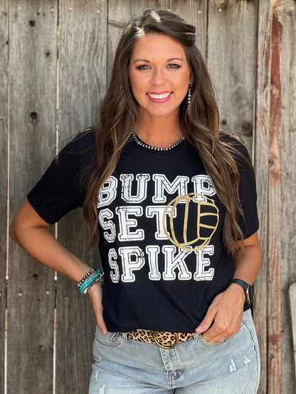 Bump, Set, Spike Graphic Tee