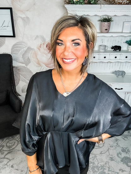 All My Trust In You Blouse - Black