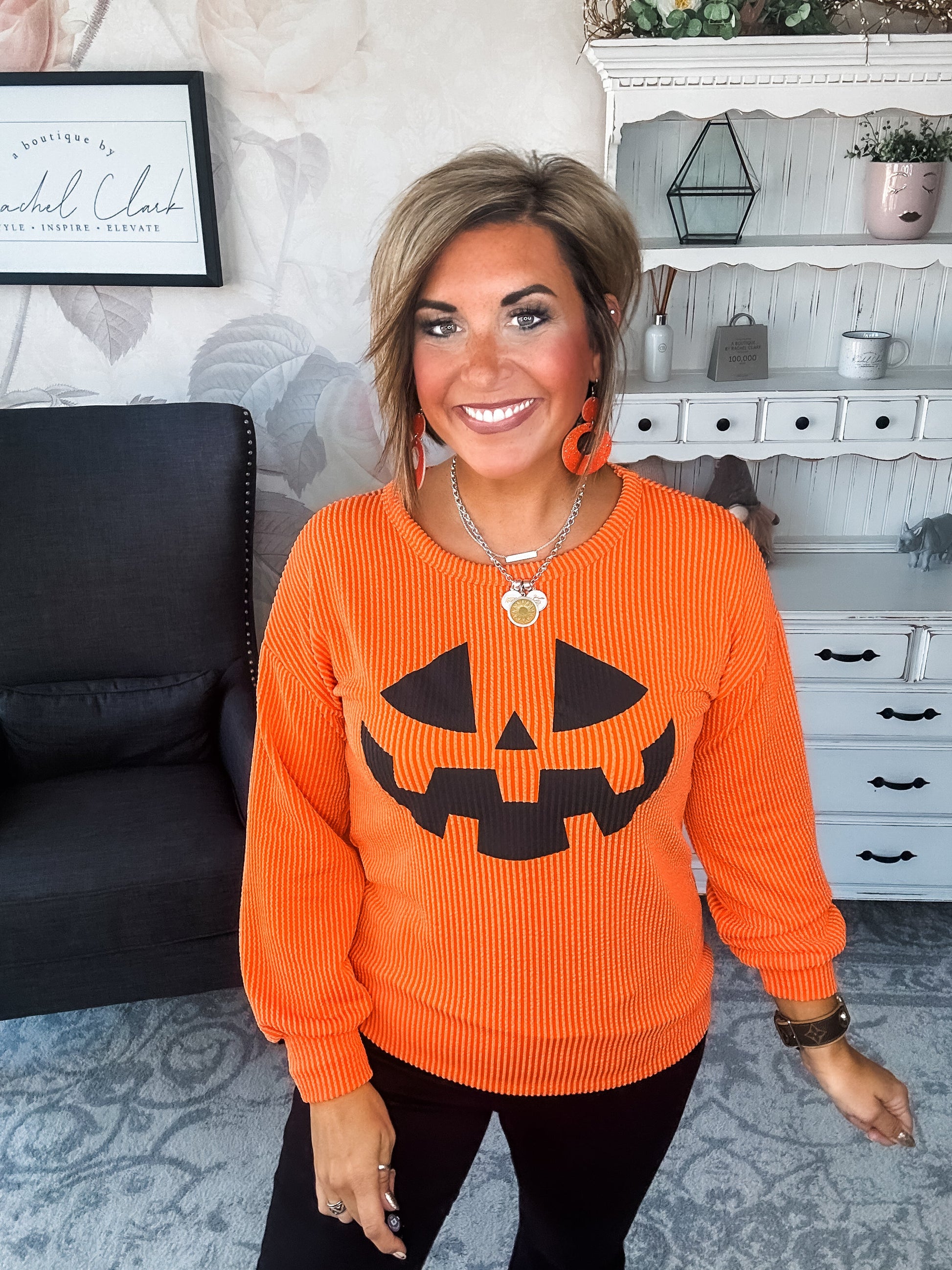 Jack-O Pumpkin Pullover