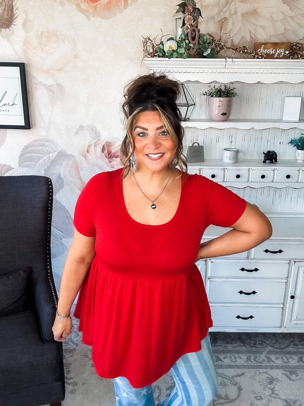 Be A Big Star Babydoll Tunic