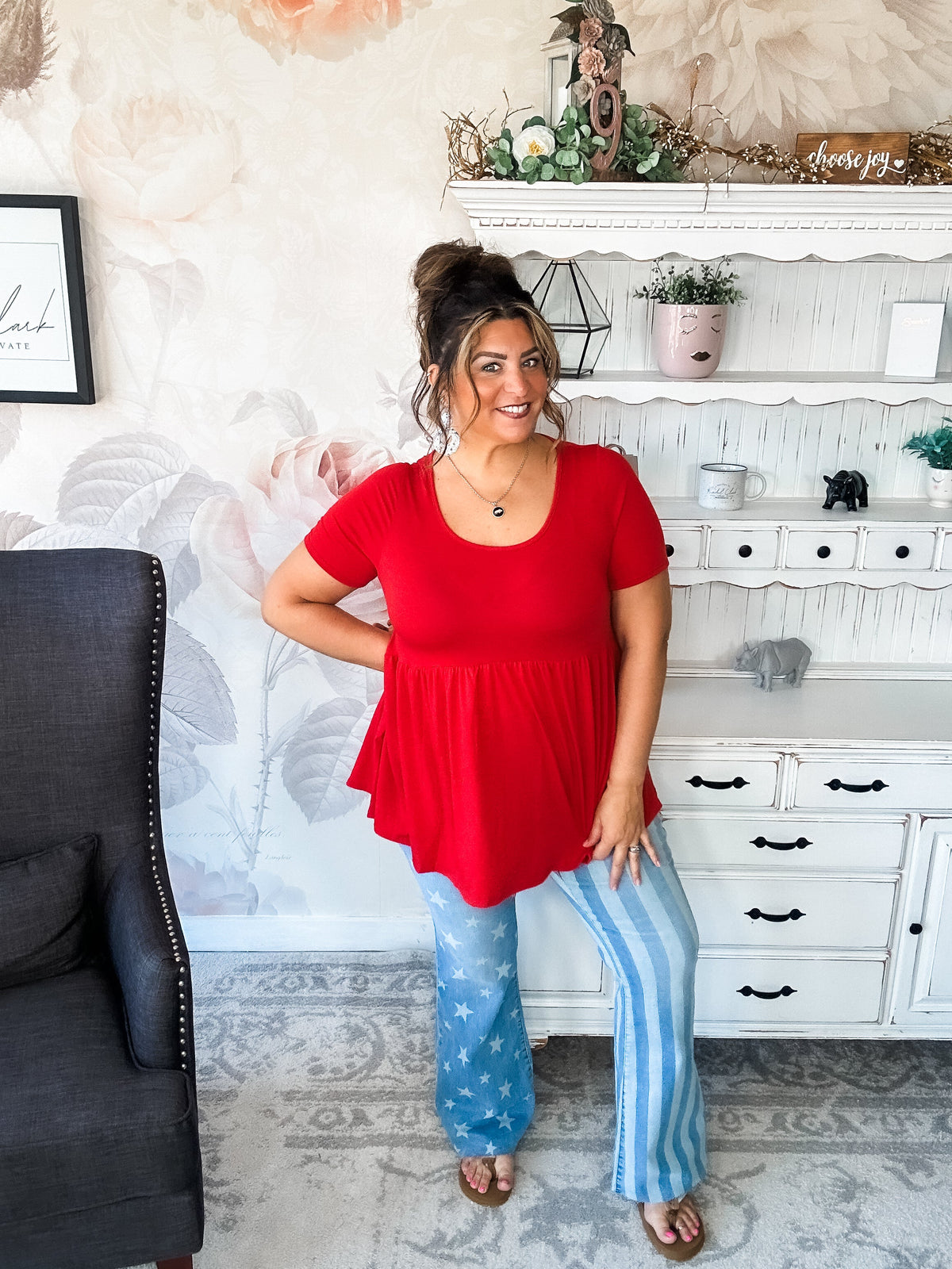 Be A Big Star Babydoll Tunic