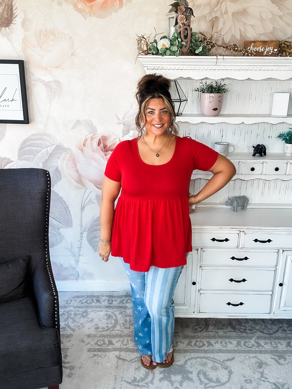Be A Big Star Babydoll Tunic