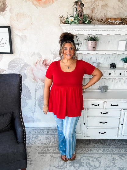 Be A Big Star Babydoll Tunic