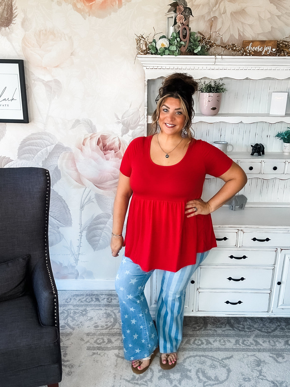 Be A Big Star Babydoll Tunic