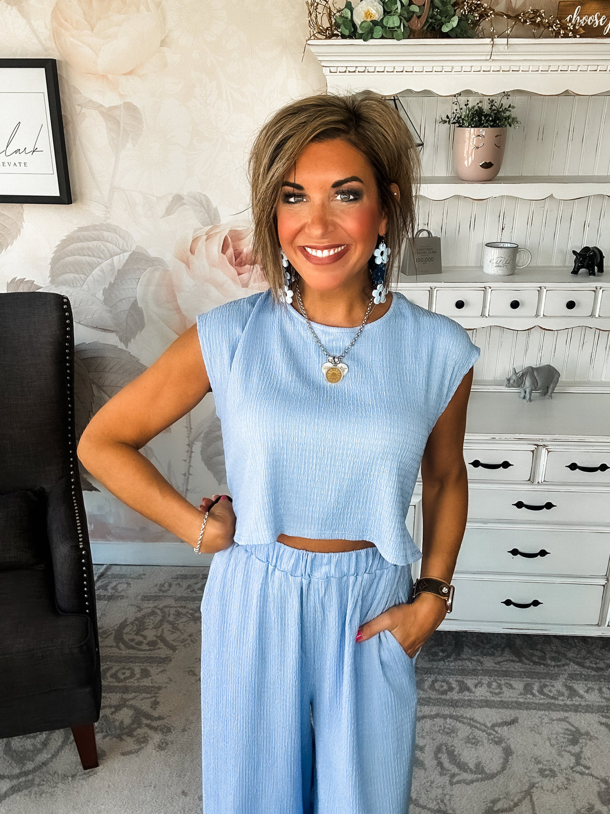 Had A Plan Jumpsuit - Blue