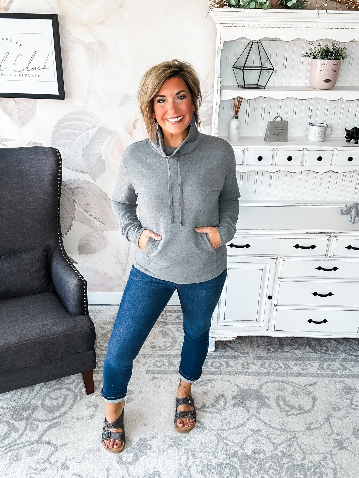 Finding Hope Funnel Neck Pullover