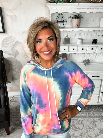 Day Dreamin' Tie Dye Hoodie