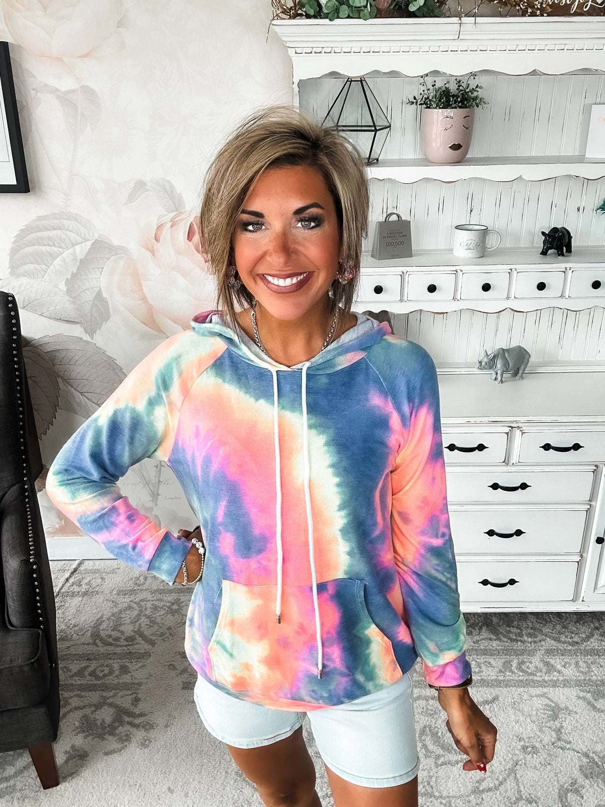 Day Dreamin' Tie Dye Hoodie