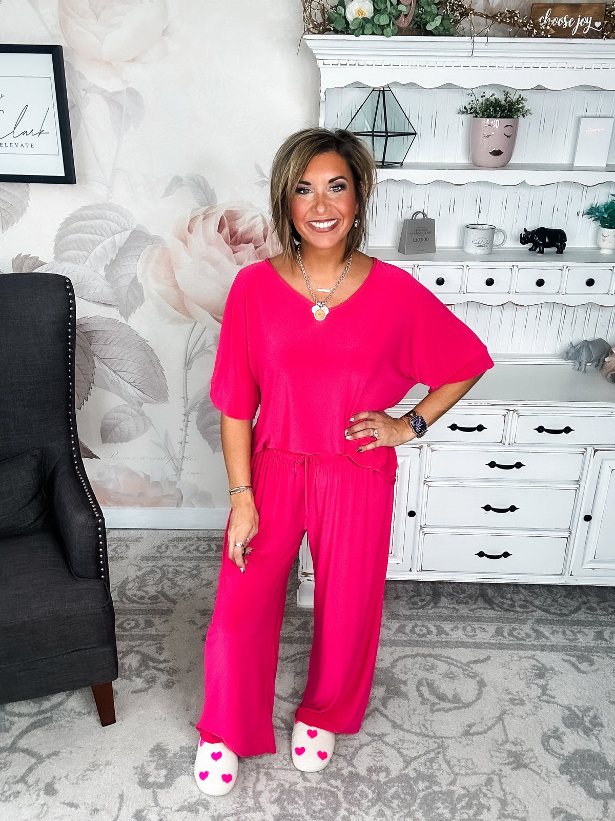 Deserve The Best Set - Fuchsia