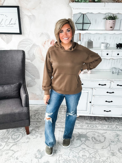 Charmed On The Weekend Hoodie - Mocha
