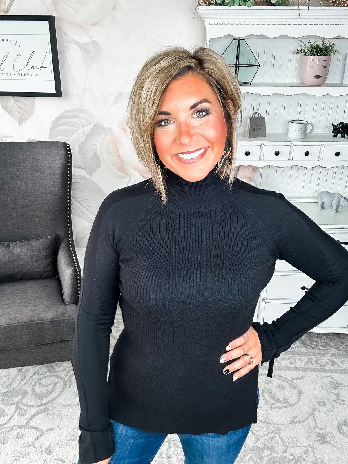 Already Gone Again Turtleneck Sweater