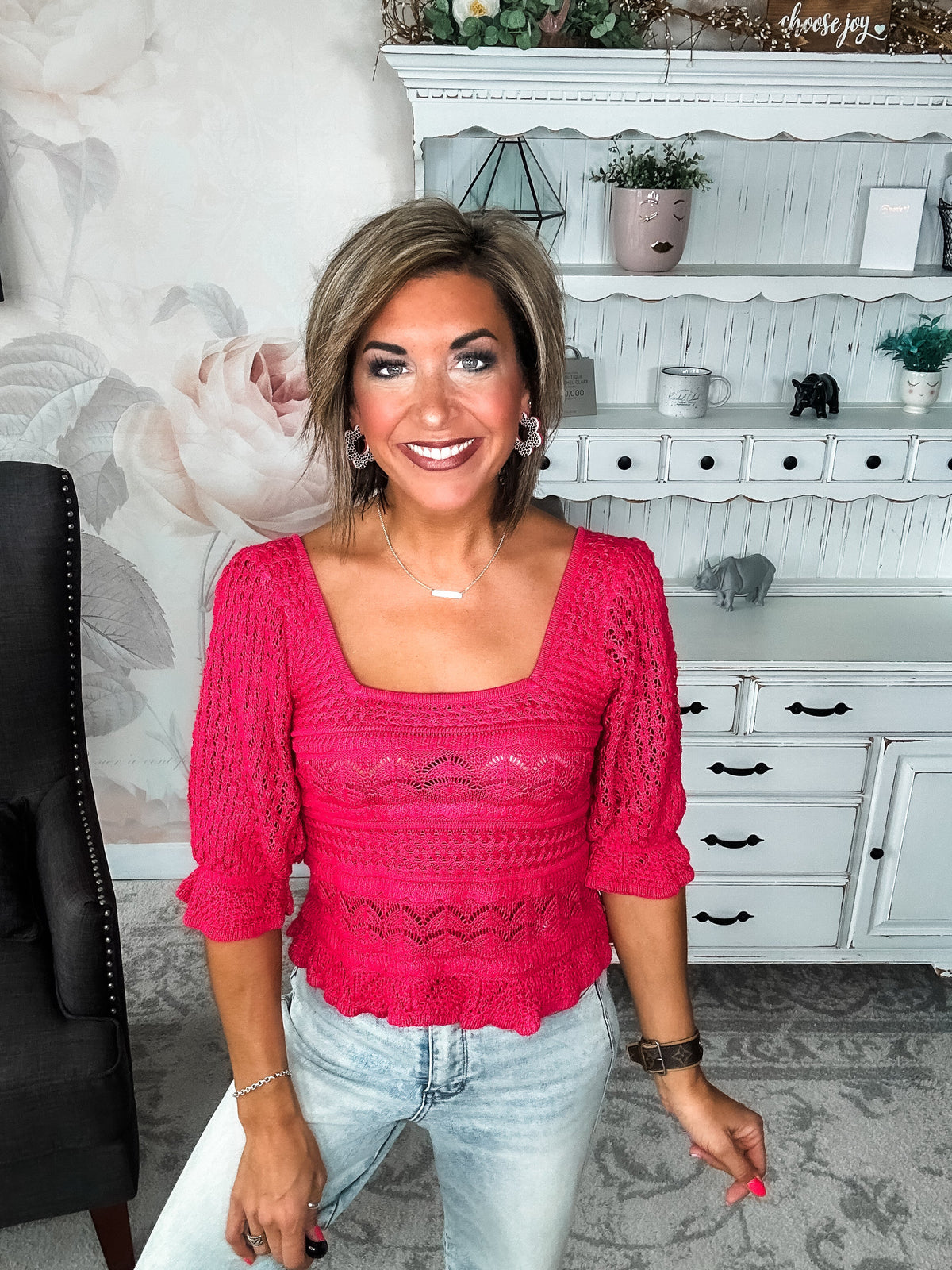 Feel You Fallin' Crochet Top