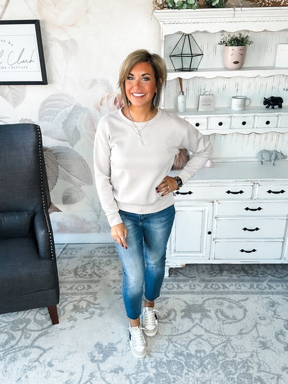 Cuddled Up On The Weekend Pullover - Grey