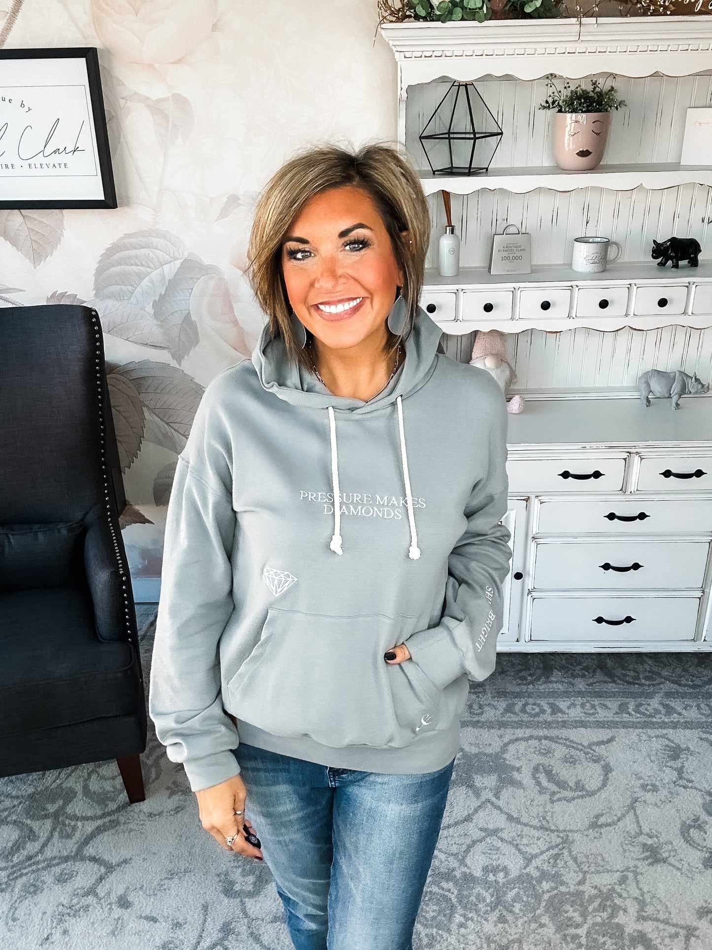Ampersand Avenue University Hoodie - Pressure Makes Diamonds