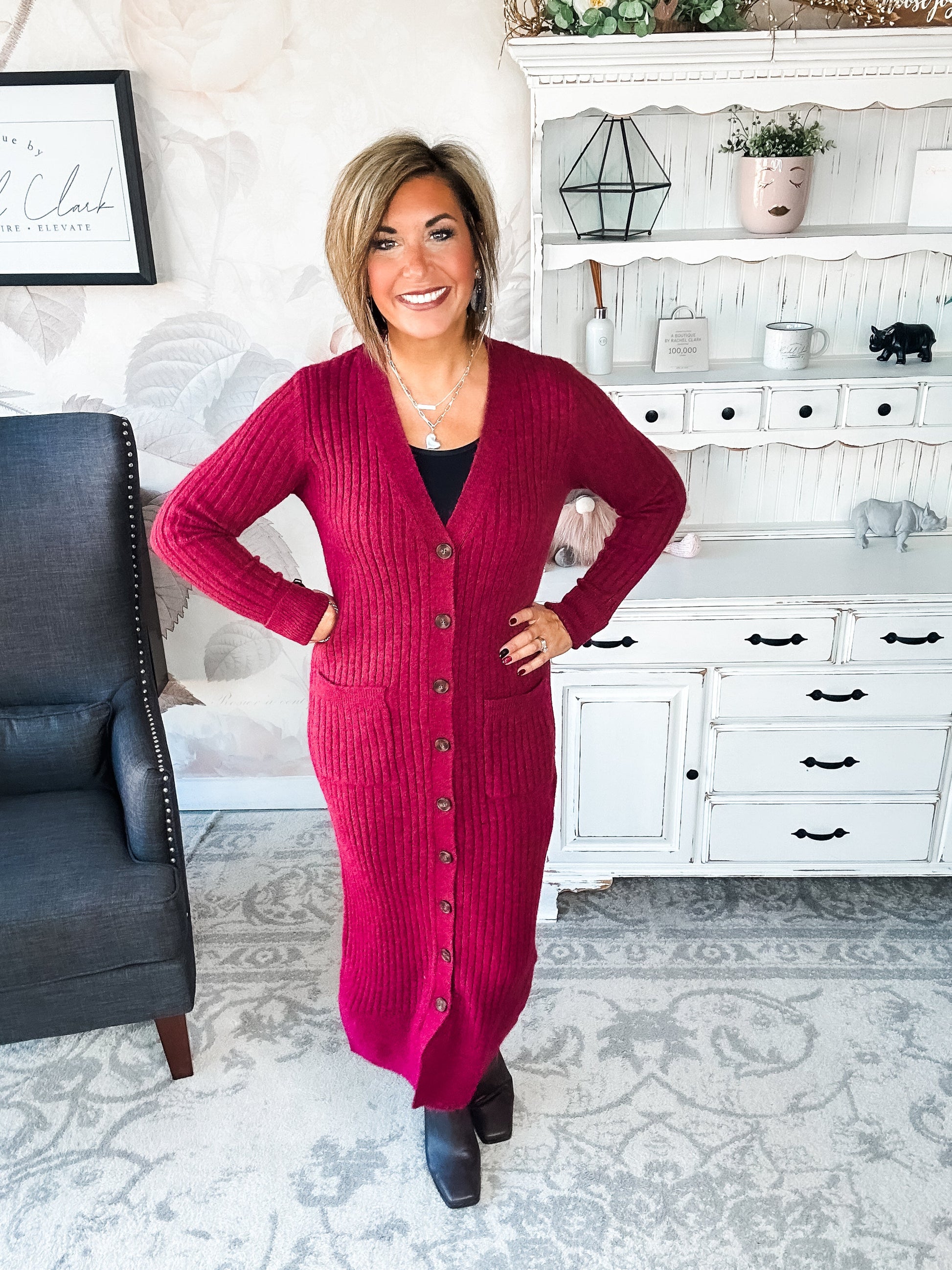 Burning Fire Cardigan