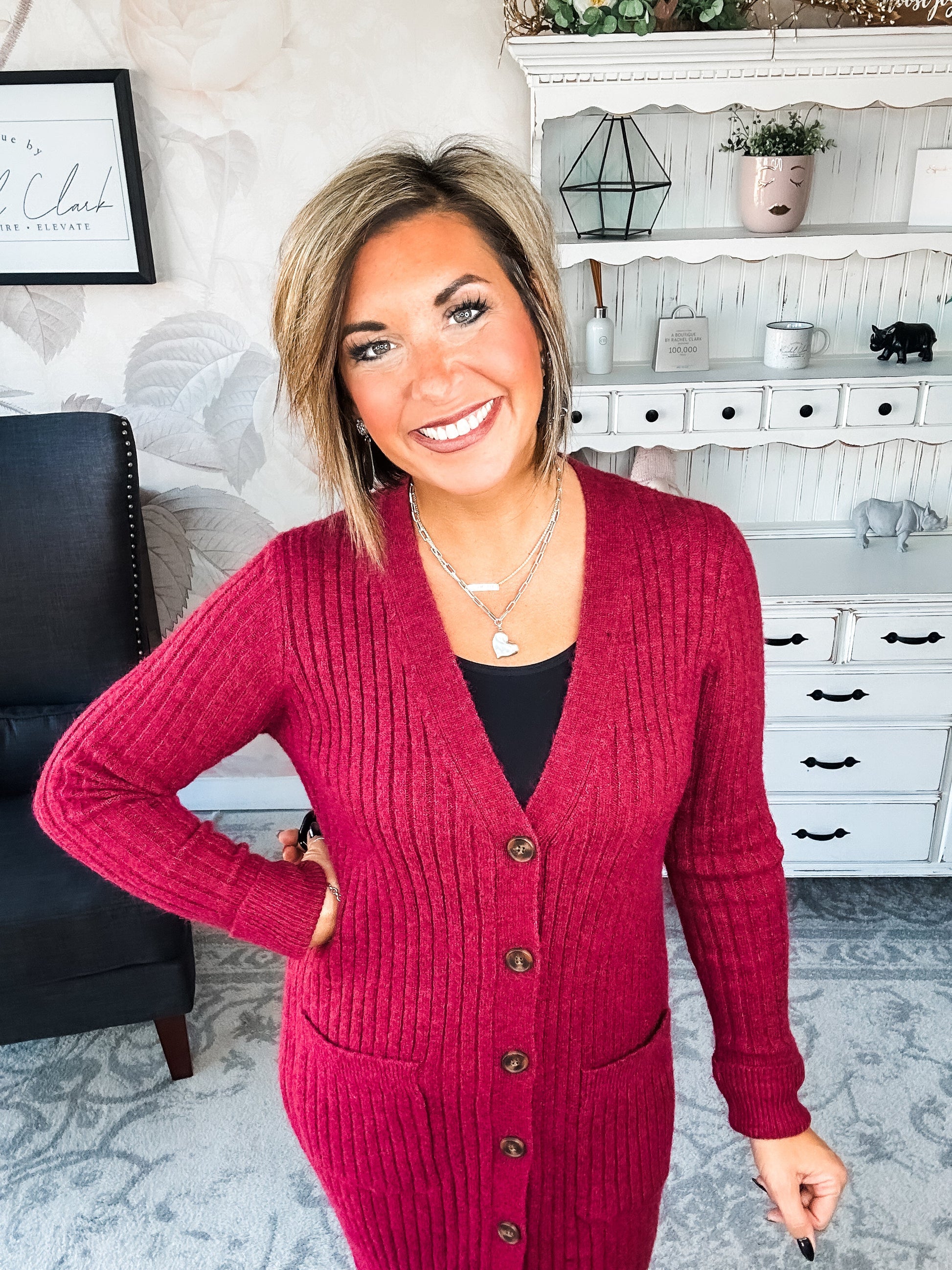 Burning Fire Cardigan