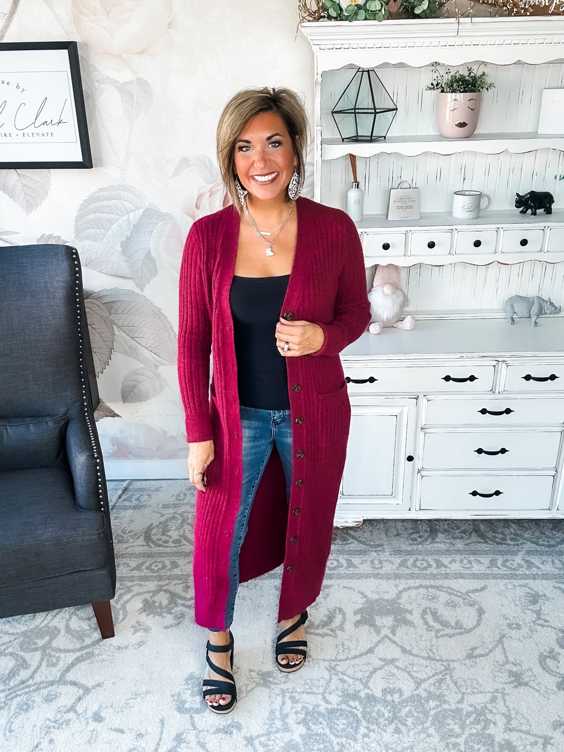 Burning Fire Cardigan