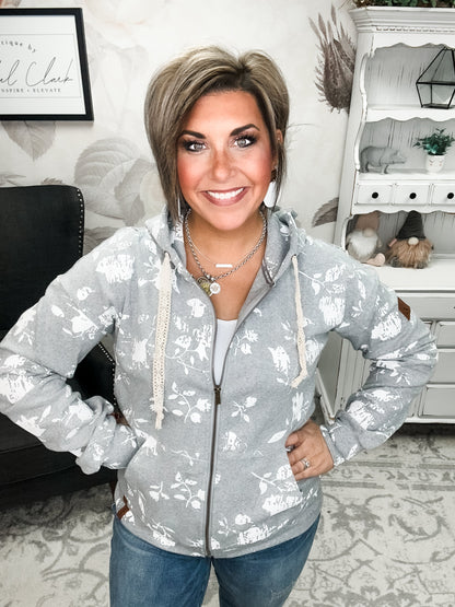 Ampersand Avenue University Fullzip - Cuddle Up Cutie