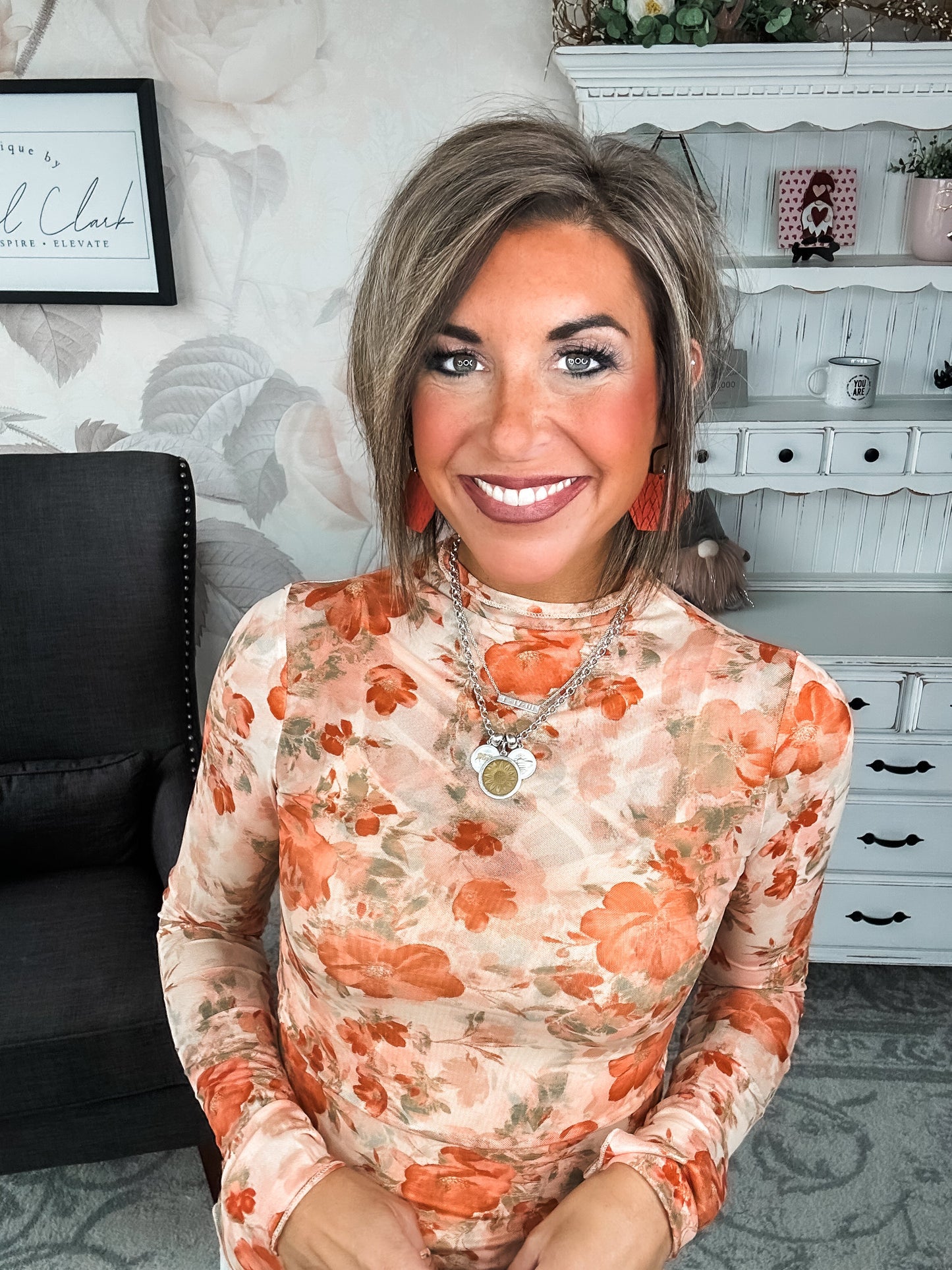 Beautiful Love Mesh Top