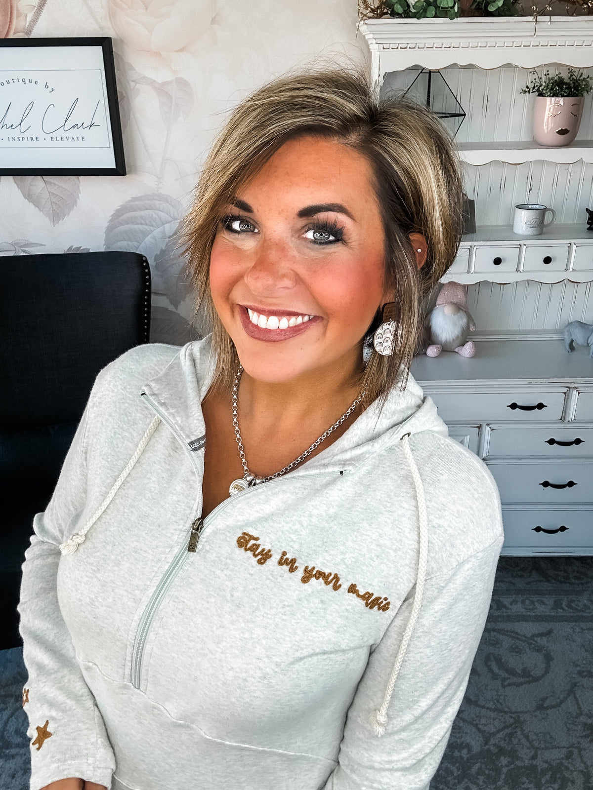 Ampersand Avenue - Halfzip Hoodie In Your Magic