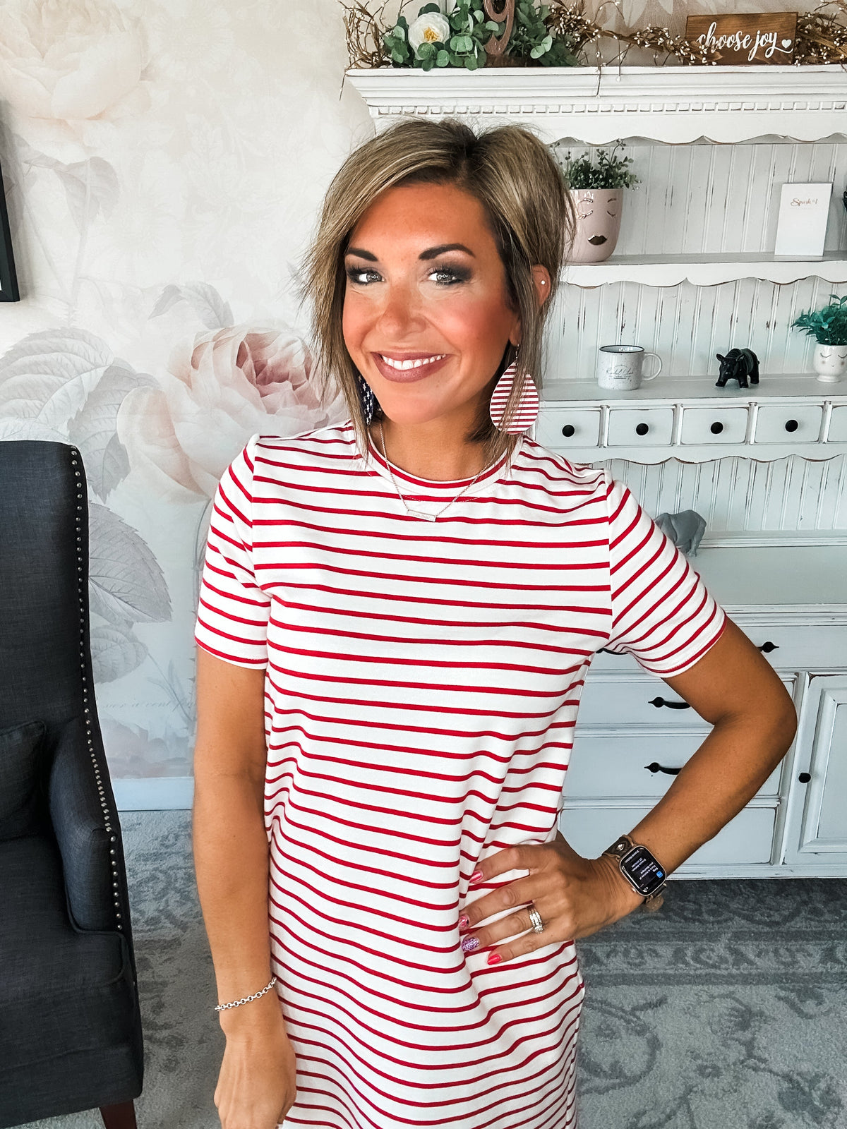 Ampersand Avenue Ollie Dress - Freedom & Fireworks
