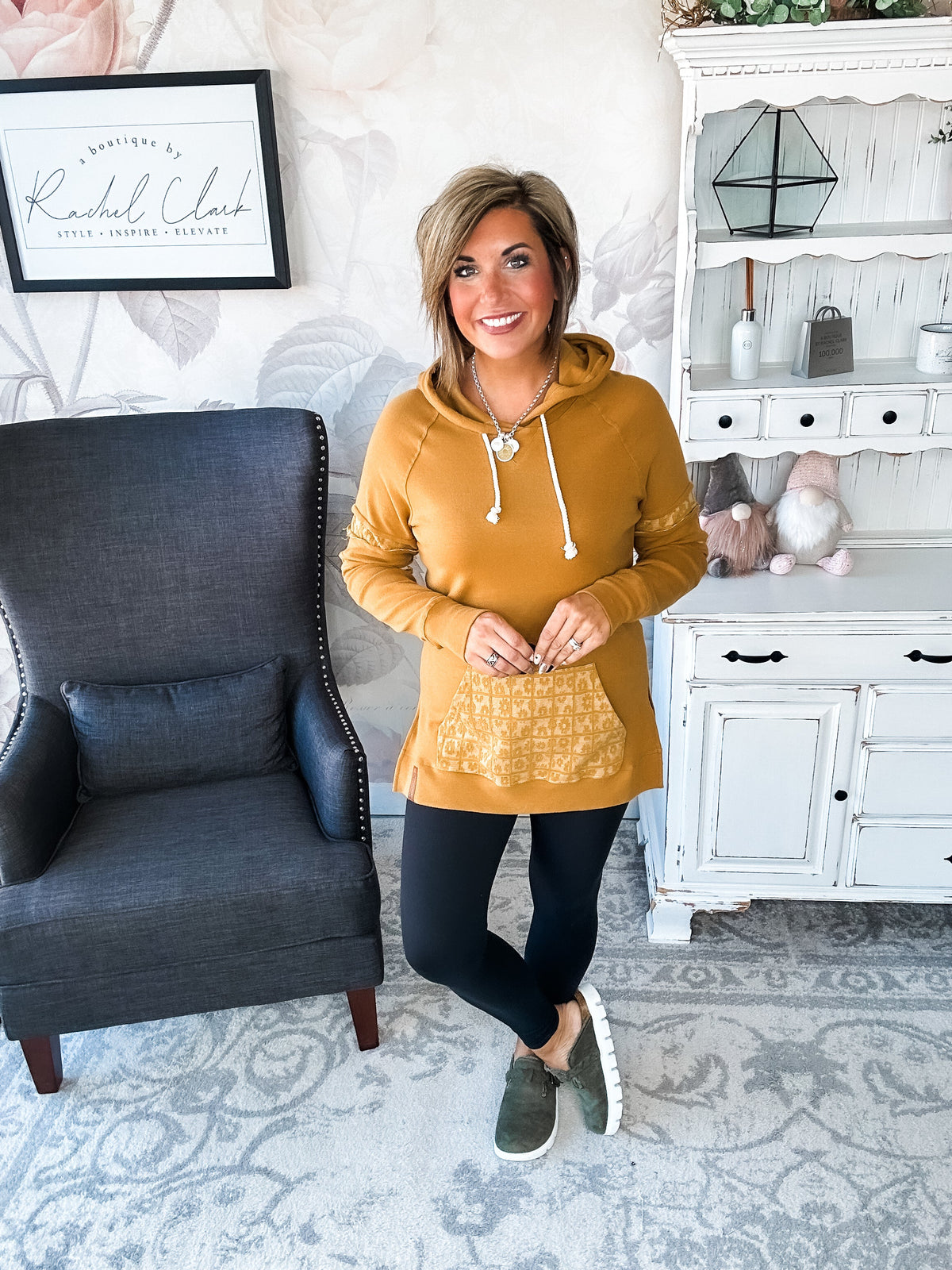 Ampersand Avenue SideSlit Hoodie - Made For You