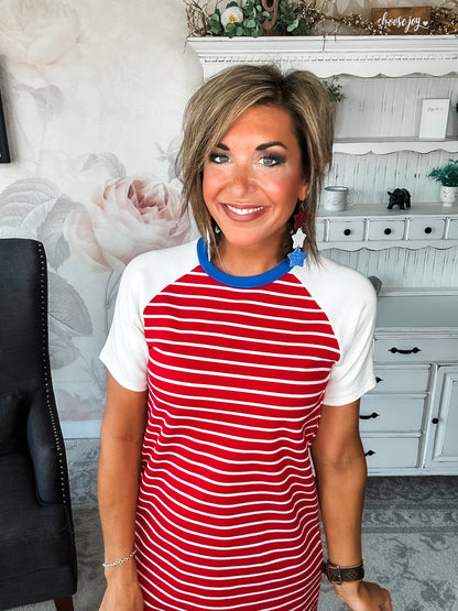 Ampersand Avenue Ollie Dress - Baby You're A Firework