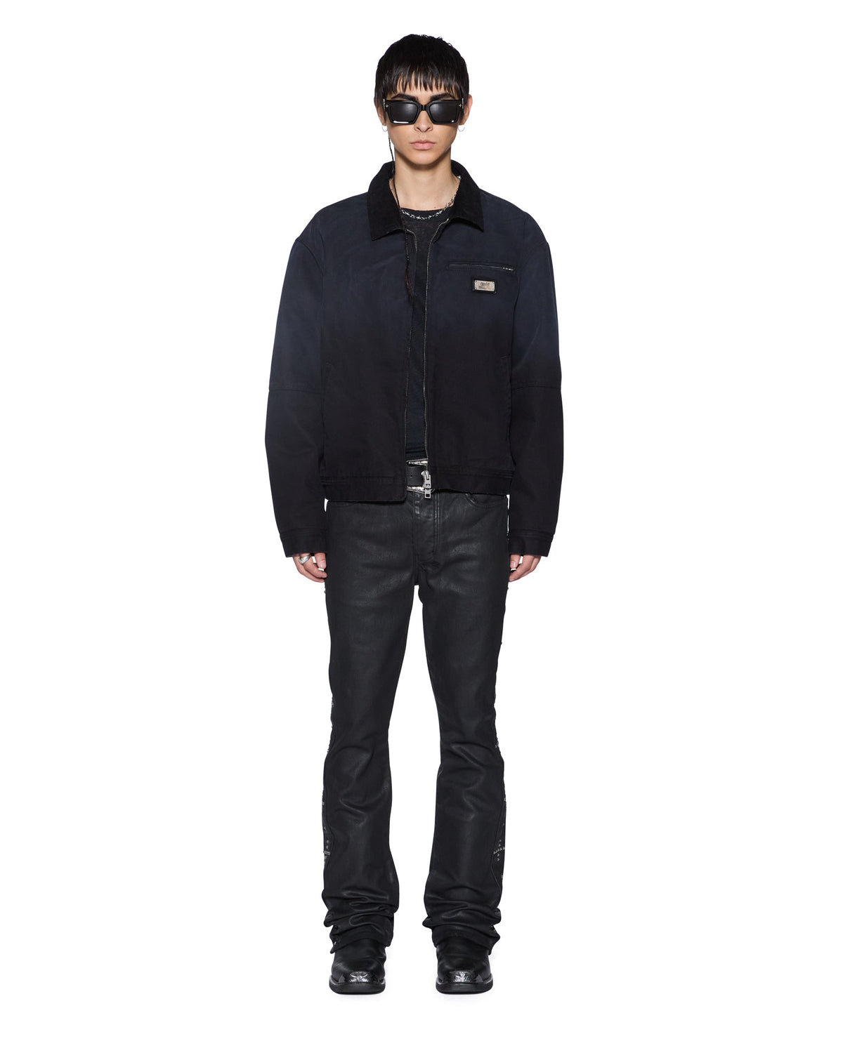 PLATED GREENWICH JACKET BLACK