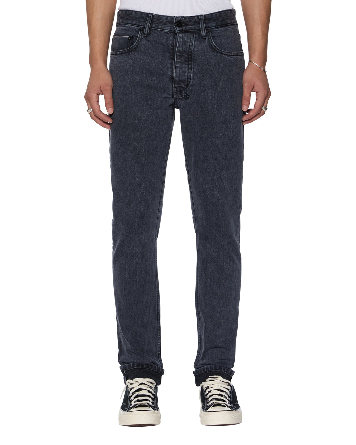CHITCH SELVEDGE NY BLACK