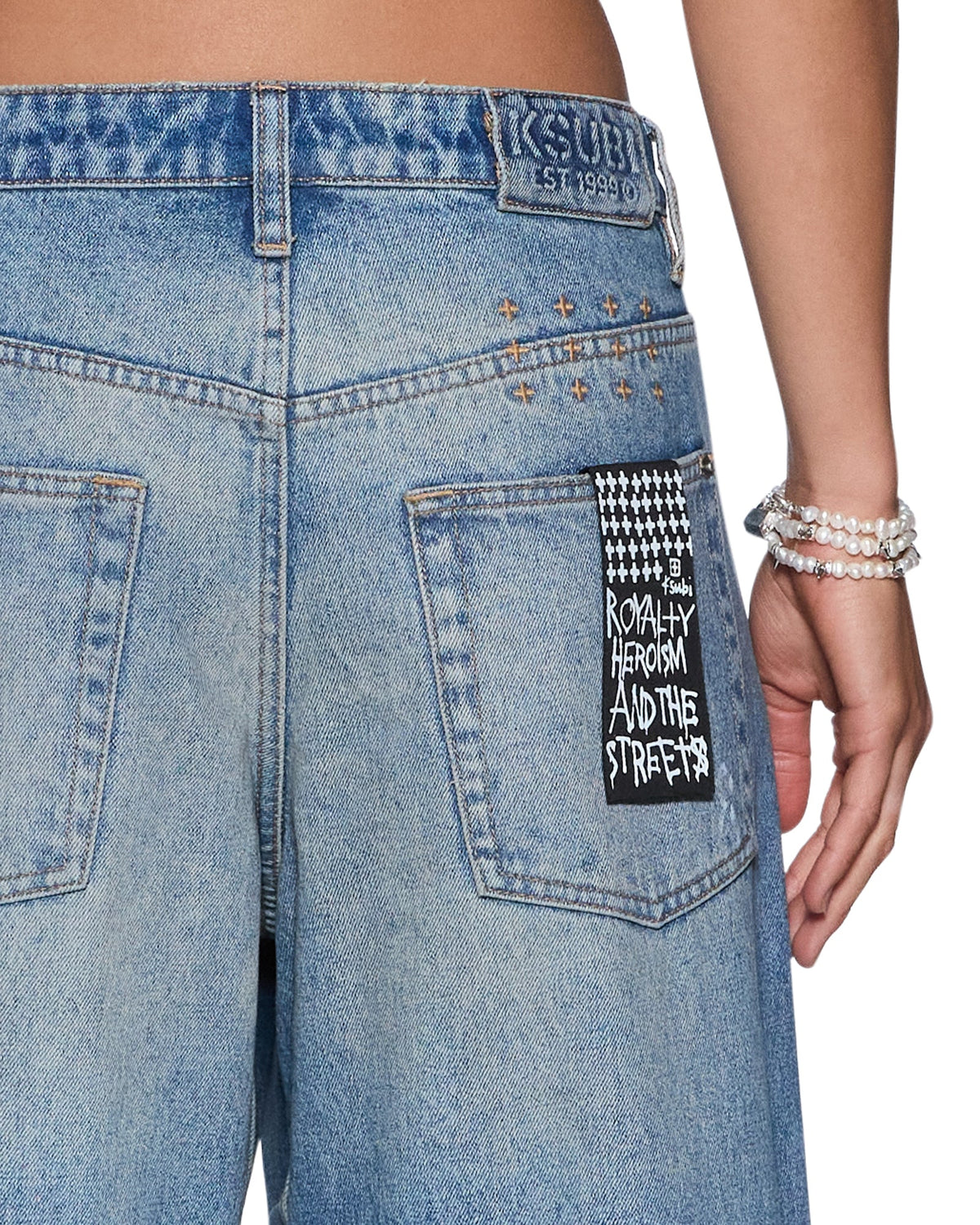 KSUPER JEAN PAINTER BLUE
