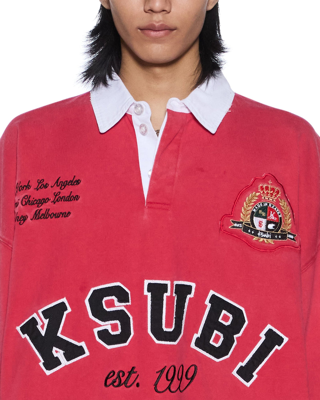 DUKE RUGBY LS JERSEY RED