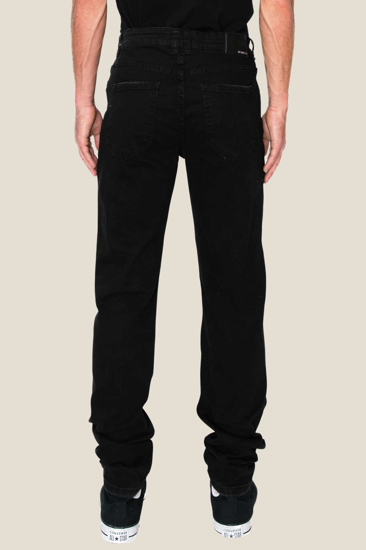 Faded Ripped Repair Denim Jeans