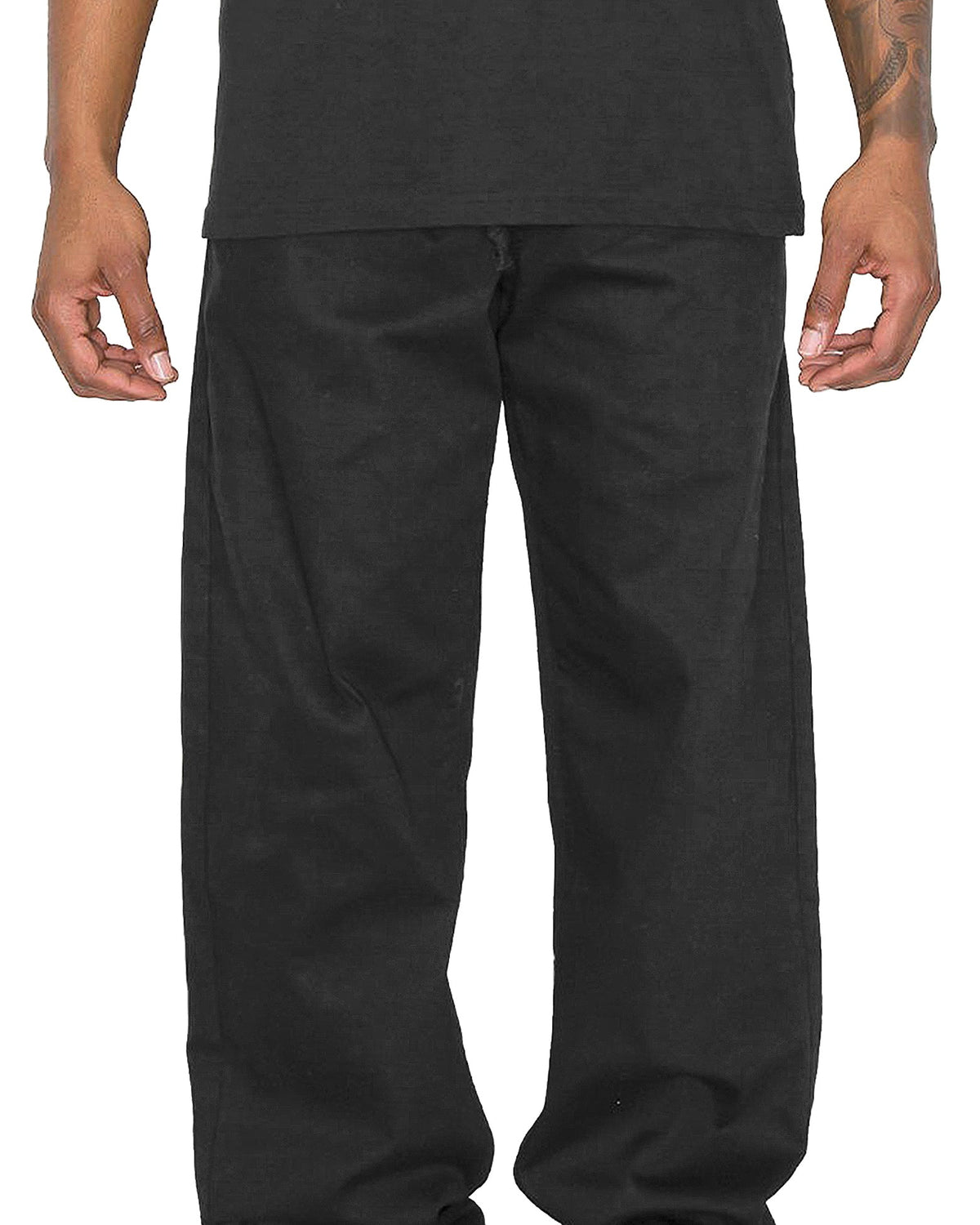 Men's Essential Baggy Fit Solid Jogger Pants