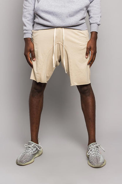 Dropped Crotch Sweat Shorts