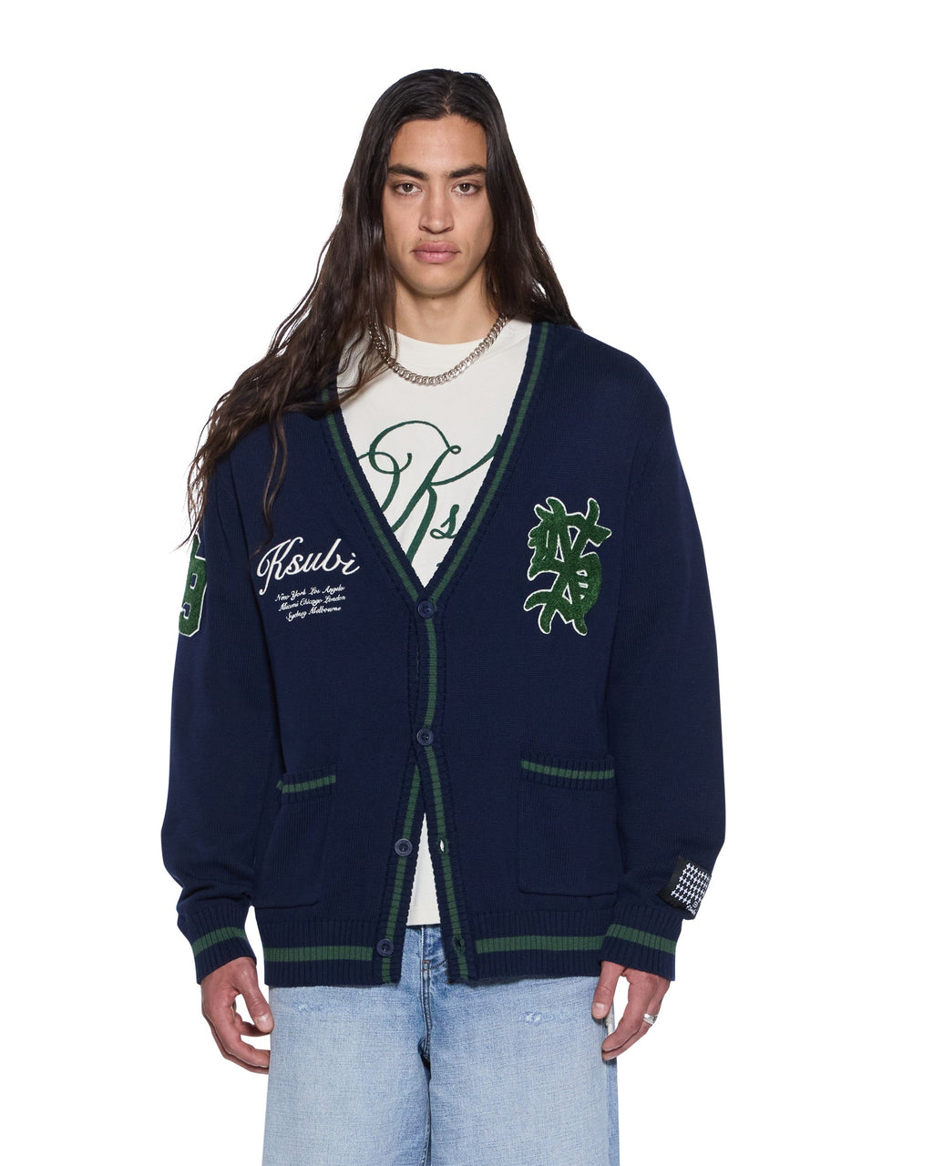 PLAYOFF CARDIGAN MIDNIGHT