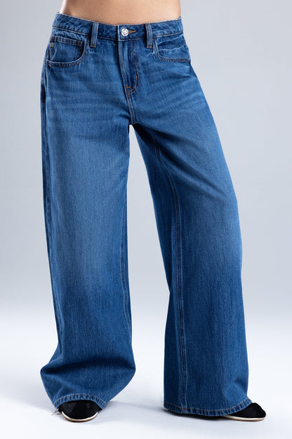 Dion Low Rise Palazzo Jeans