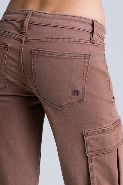 Fawn Low Rise Cargo Slim Wide