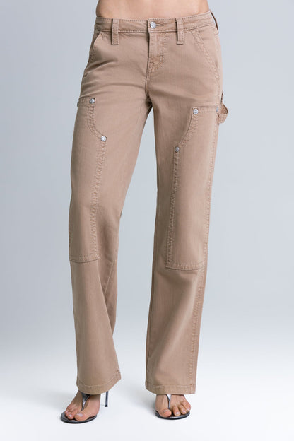 Cairo Low Rise Slim Wide Jeans