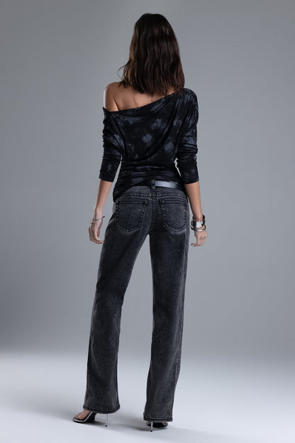 Whitney Low Rise Wide Leg Jeans