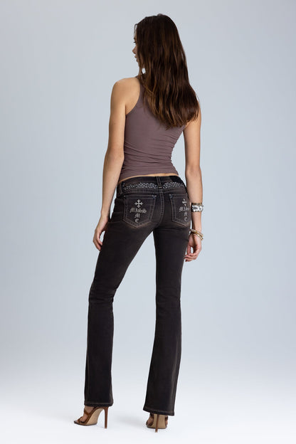 Gabbriette Low Rise Bootcut Jeans