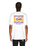 LA AND THE STREETS SS BIGGIE TEE WHITE