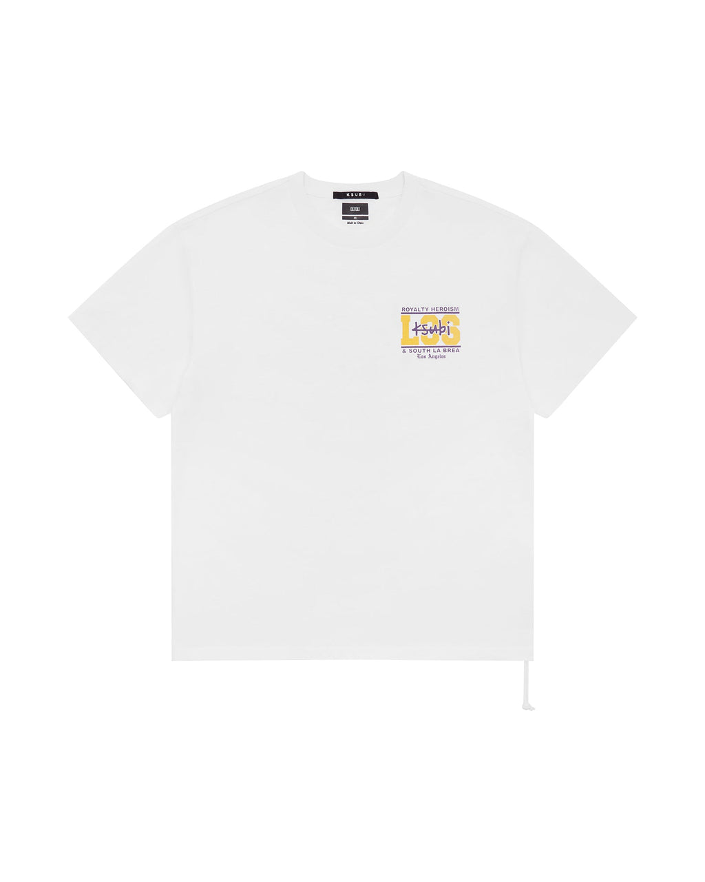 LA AND THE STREETS SS BIGGIE TEE WHITE