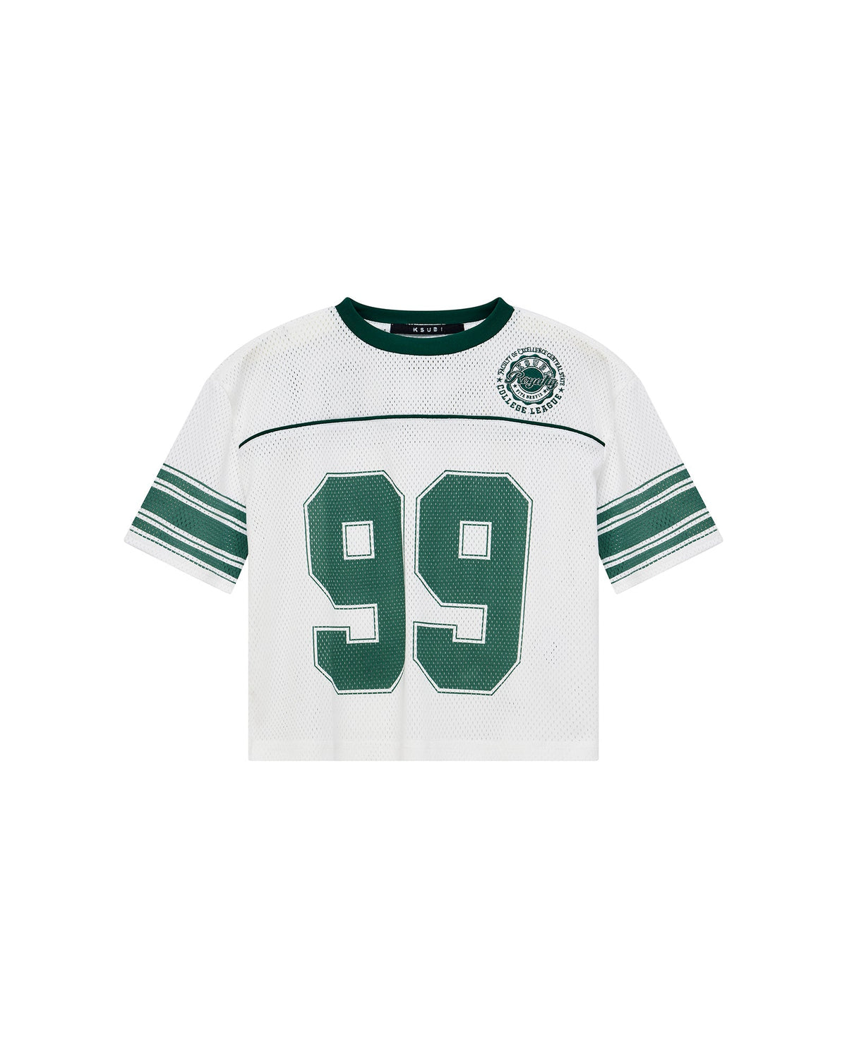 LIL ROOKIE SS JERSEY WHITE GREEN