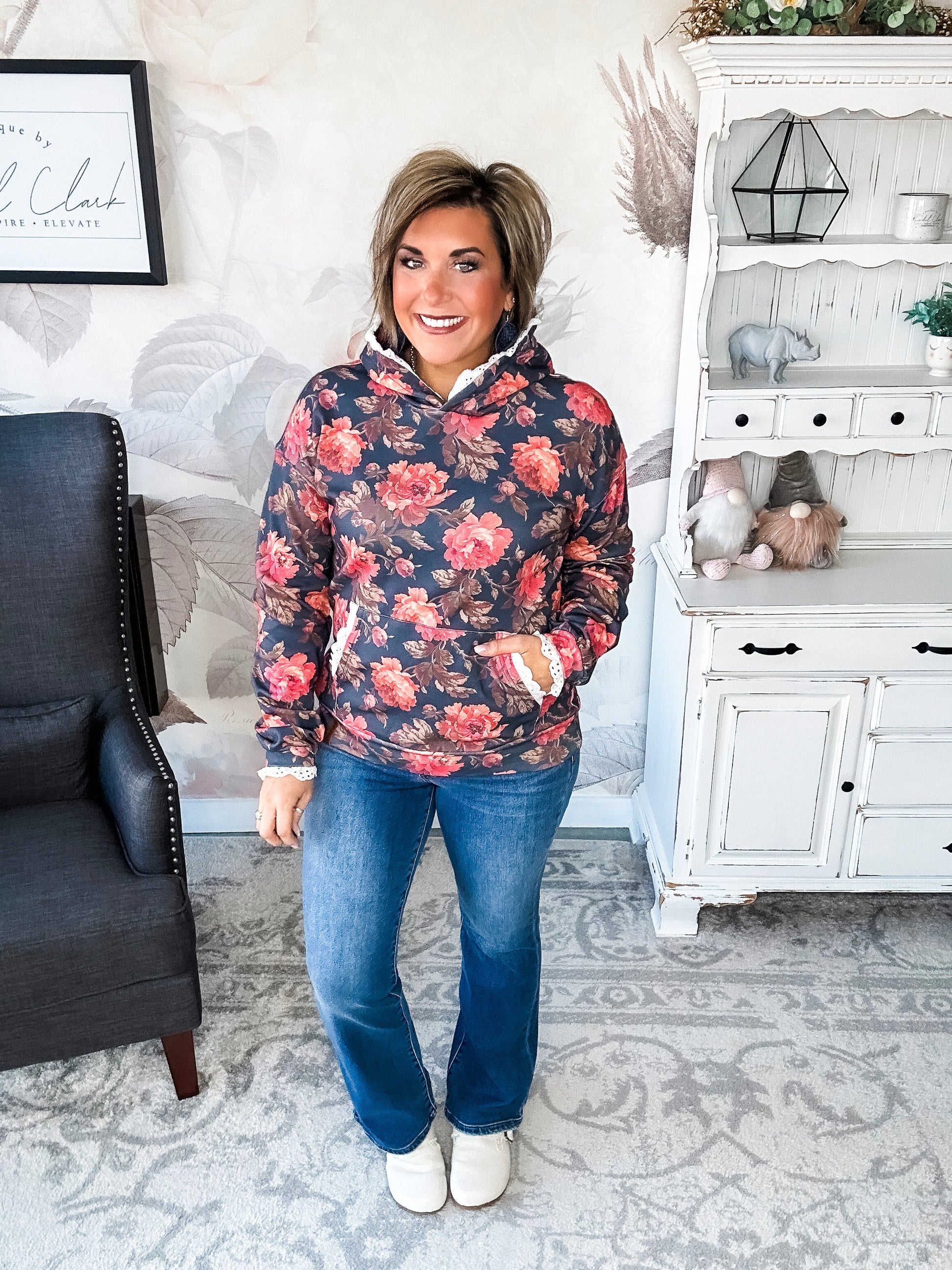 Ampersand Avenue University Hoodie - Kiss Goodnight