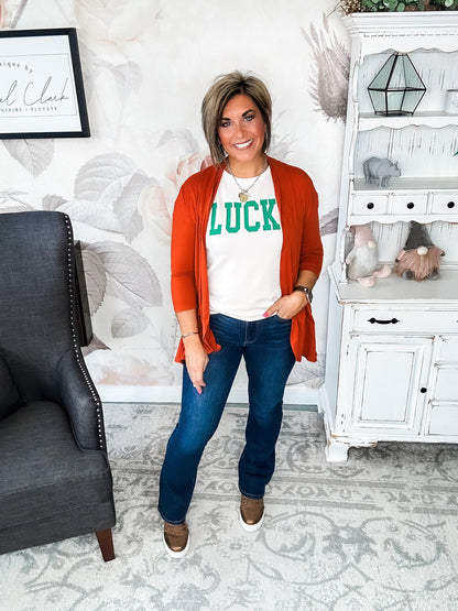 Bad Breakup Cardigan - Rust