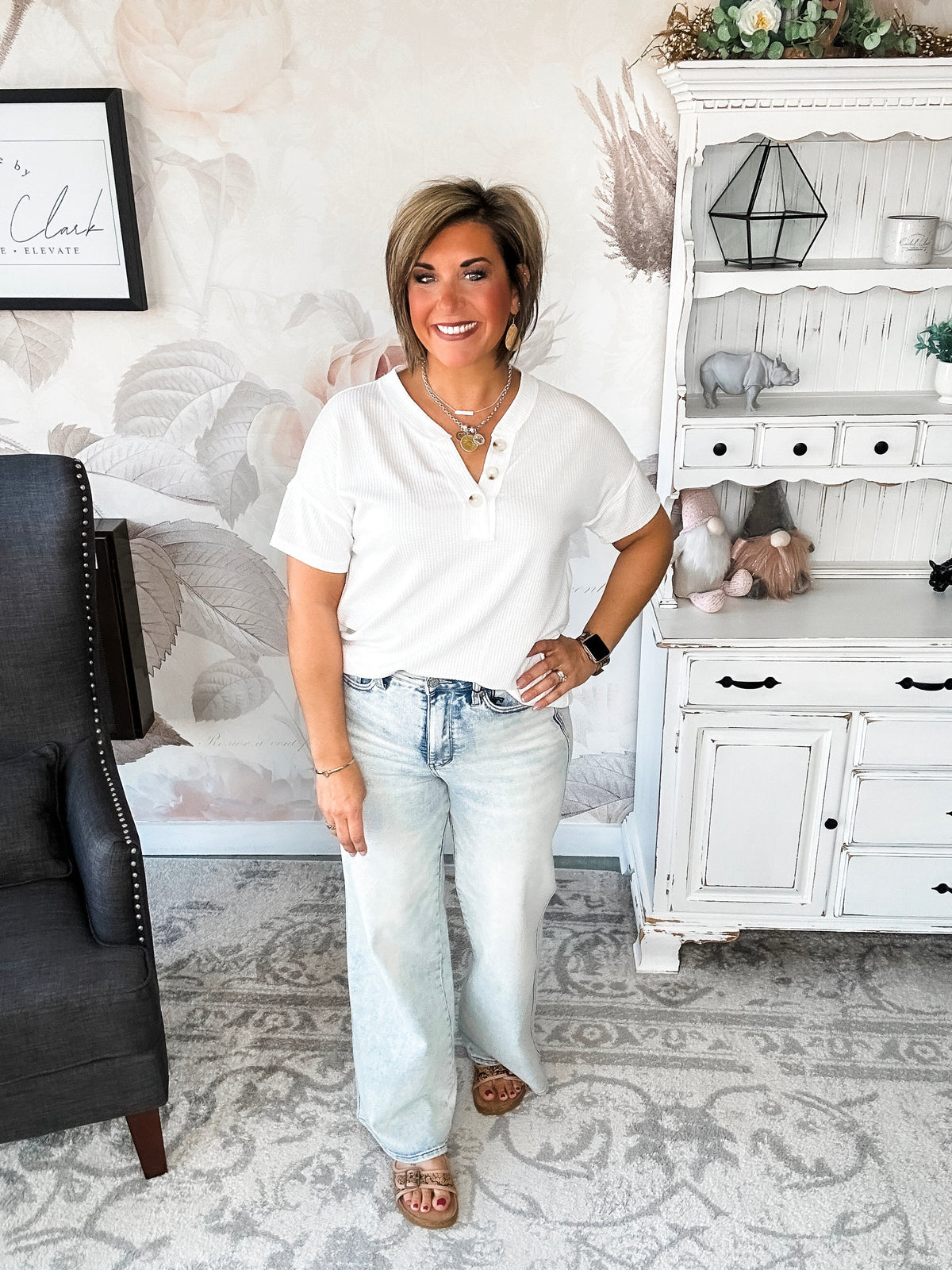 Beautiful Story Top - Ivory