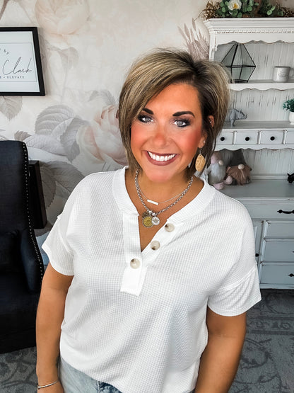 Beautiful Story Top - Ivory