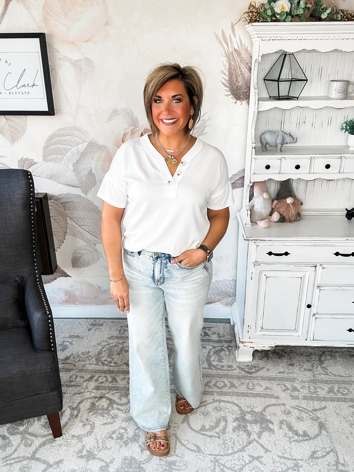 Beautiful Story Top - Ivory