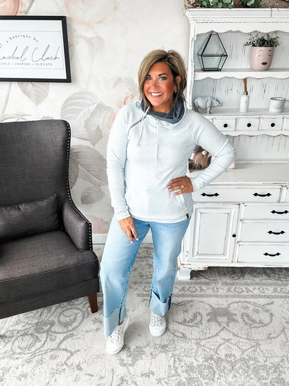 Ampersand Avenue Doublehood™ Sweatshirt - Tired But Never of You